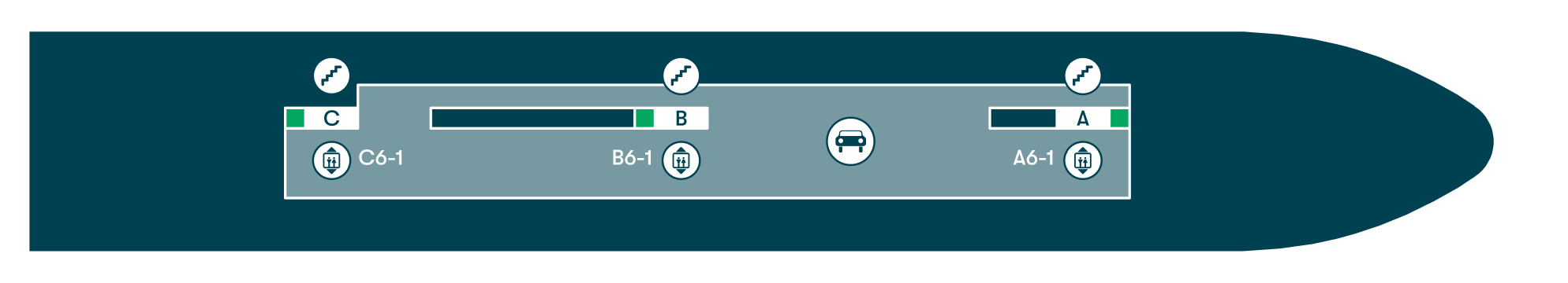 Megastar däck 6 plan