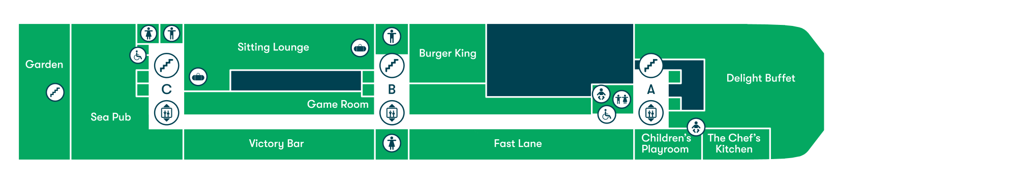 Megastar däck 9 plan