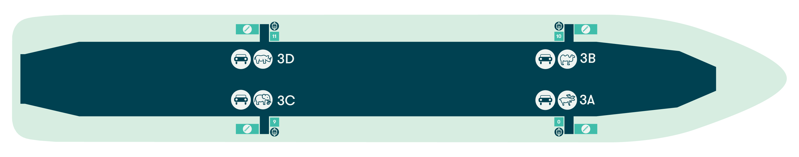 Silja Serenade deck 3 plan