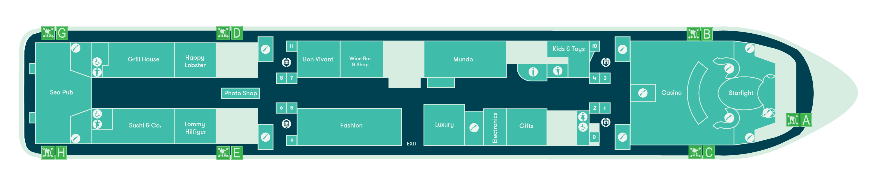 Silja Symphony Deck 7 Plan