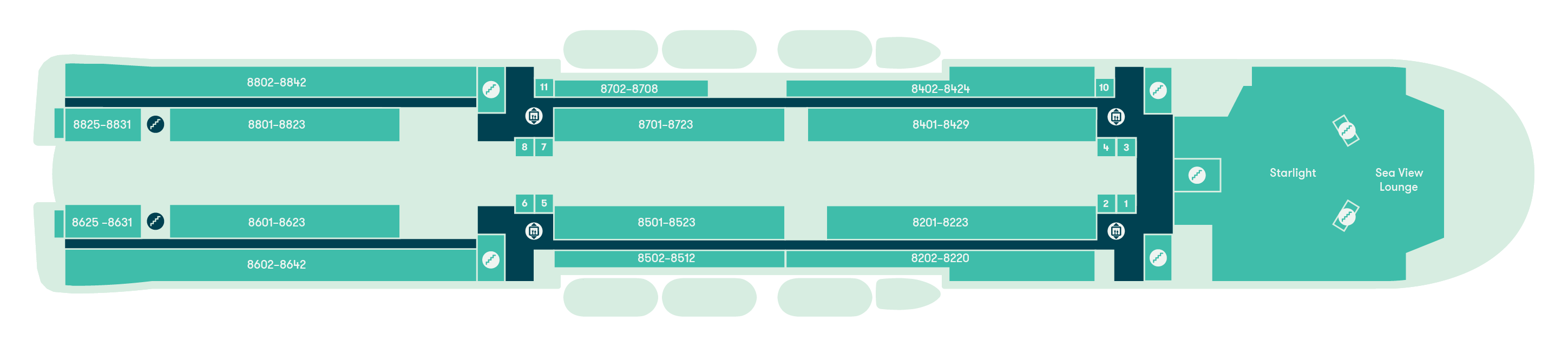 Silja Symphony Deck 8 Plan