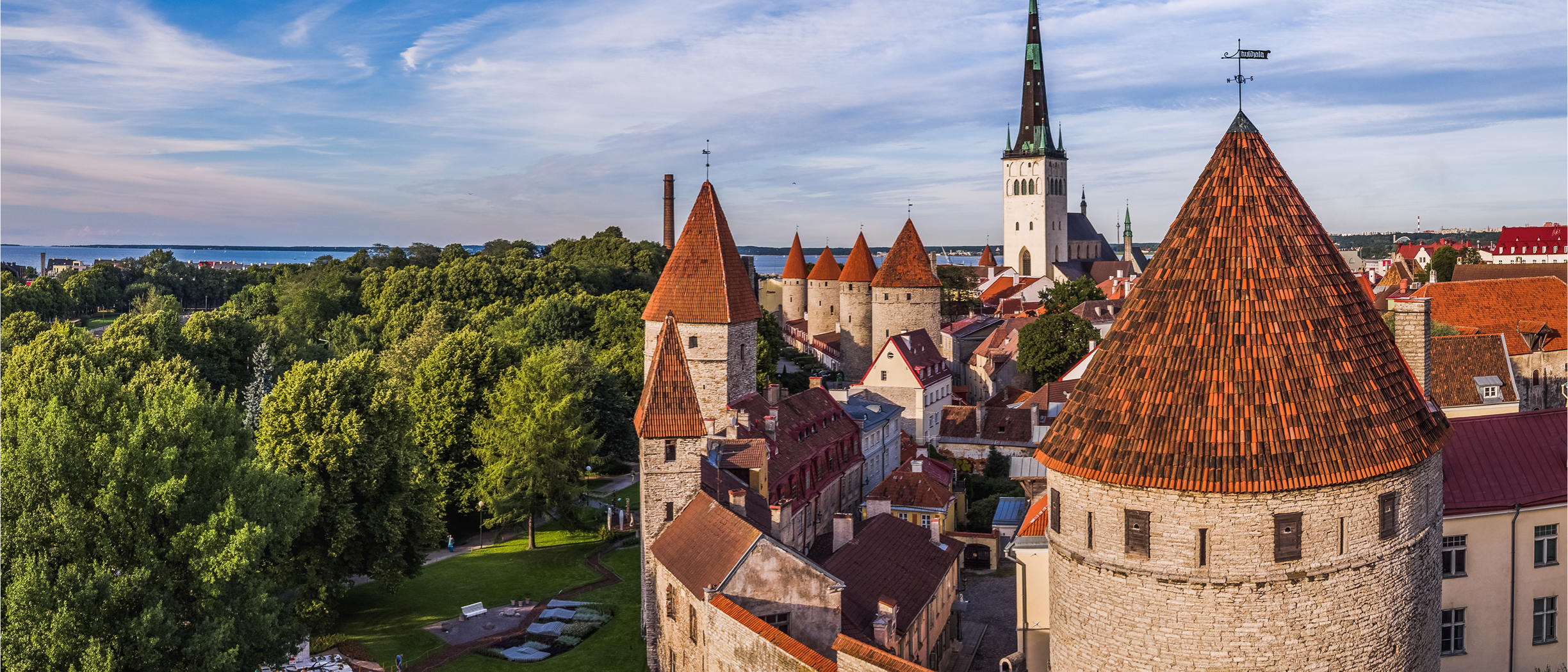 A beautiful neighbourhood in Tallinn