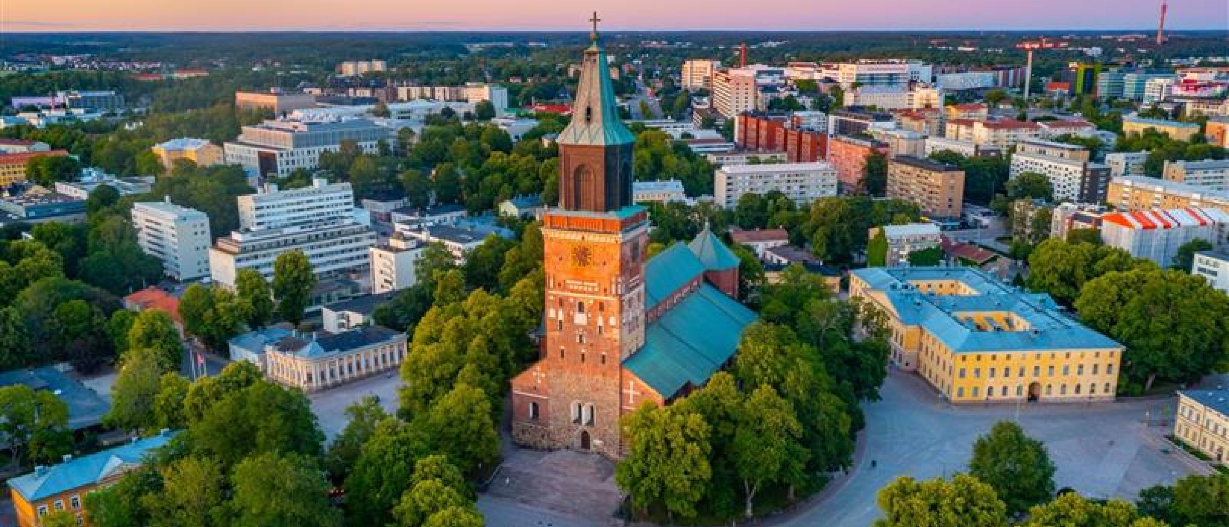 En kirke i Åbo, Finland