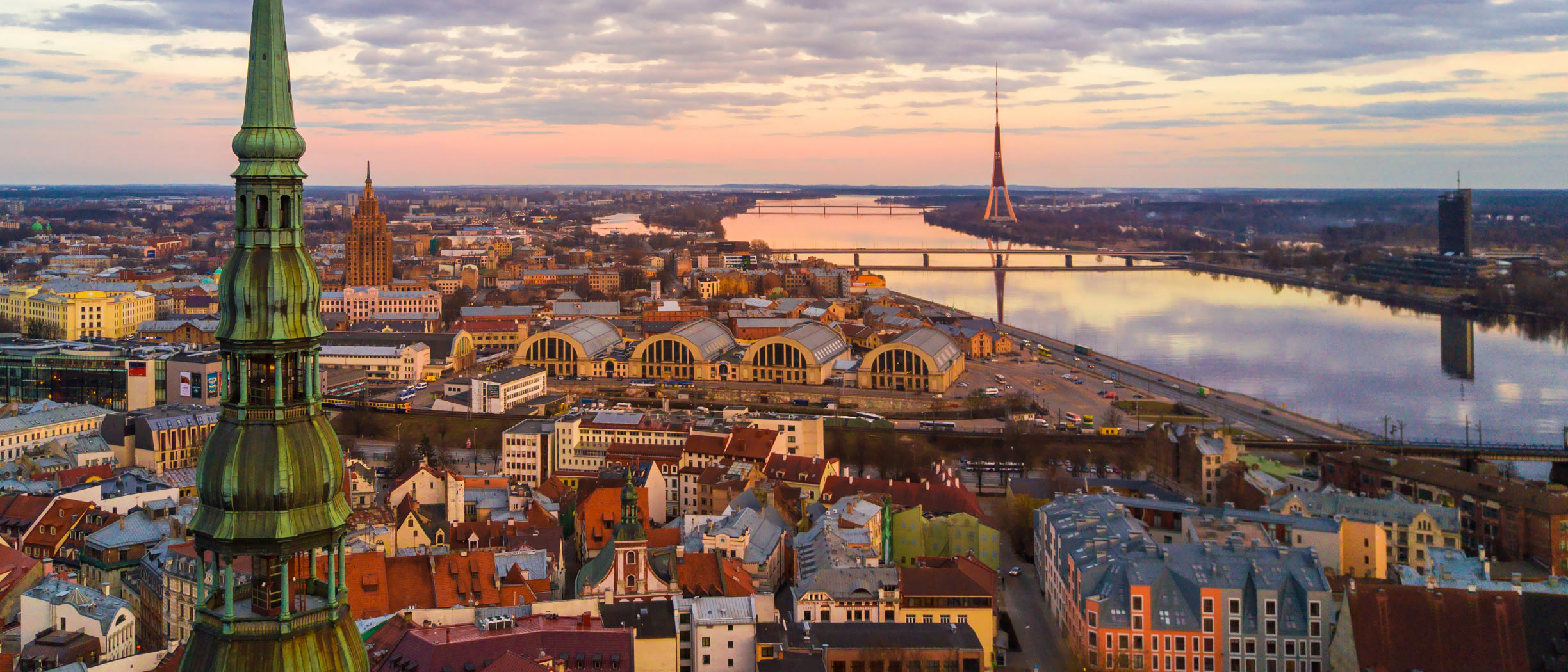 View of the City of Riga