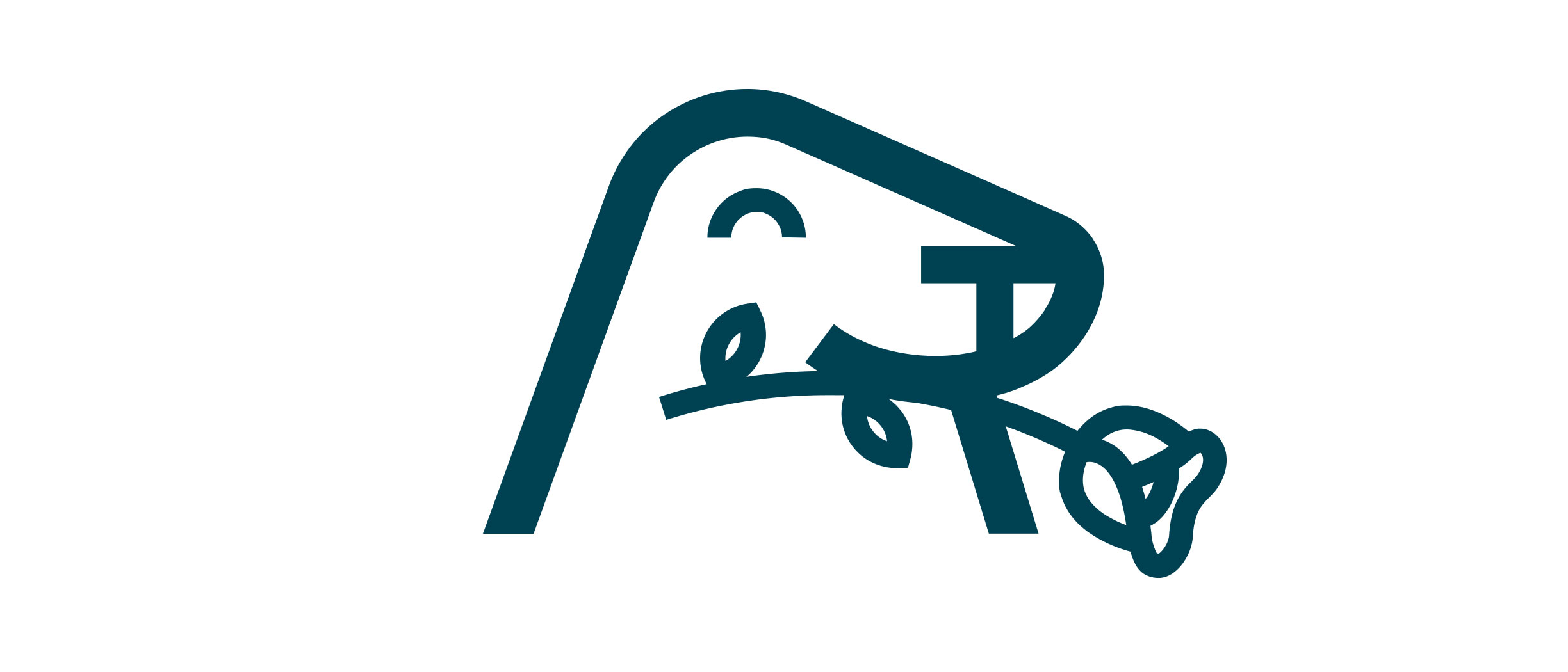 Harri Hylje -logo ruusu suussaan