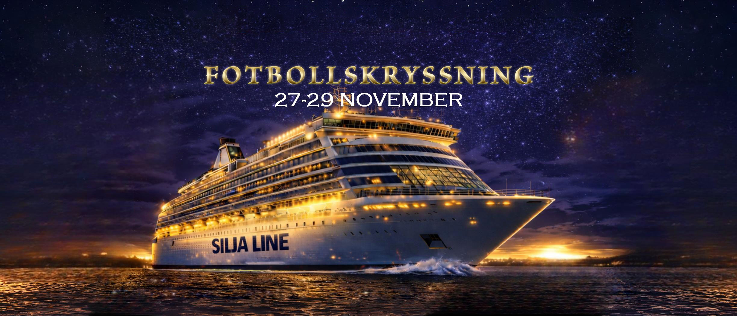 Fotbollskryssning 27-29 november
