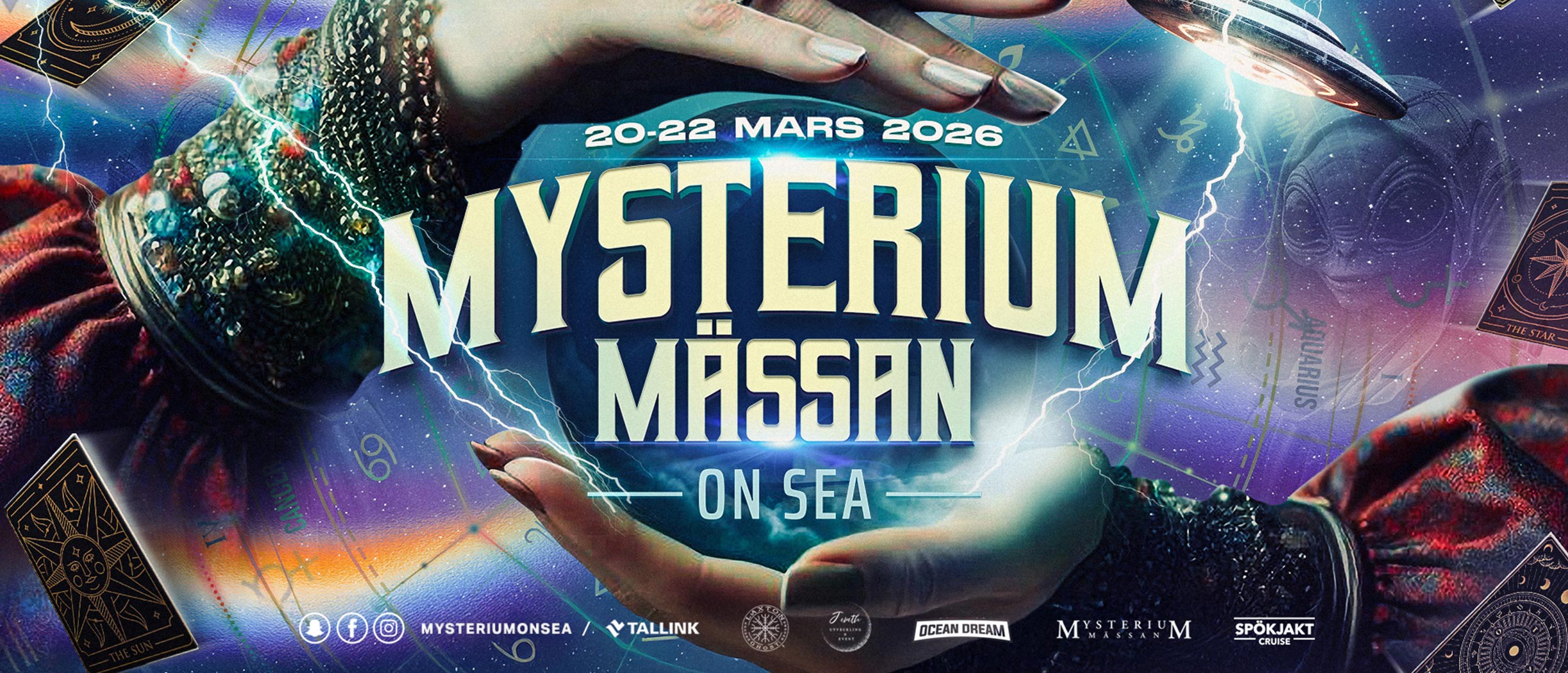 Mysterium Mässan On Sea på Silja Symphony den 20 mars 2026