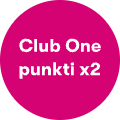 Club One punkti x2