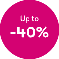 Up to 40% icon