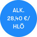 ALK. 28,40 €/HLÖ