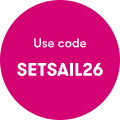 Use code SETSAIL26