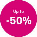 Up to -50%