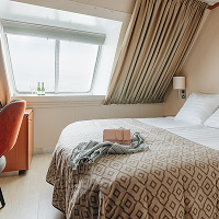 Hytt-typen Deluxe Sea View på Baltic Princess