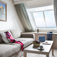 Hytten Suite Seaview på Baltic Queen