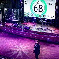 Bingospel i showbaren Starlight ombord Baltic Princess