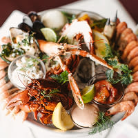 Skaldjursplatå i Happy Lobster