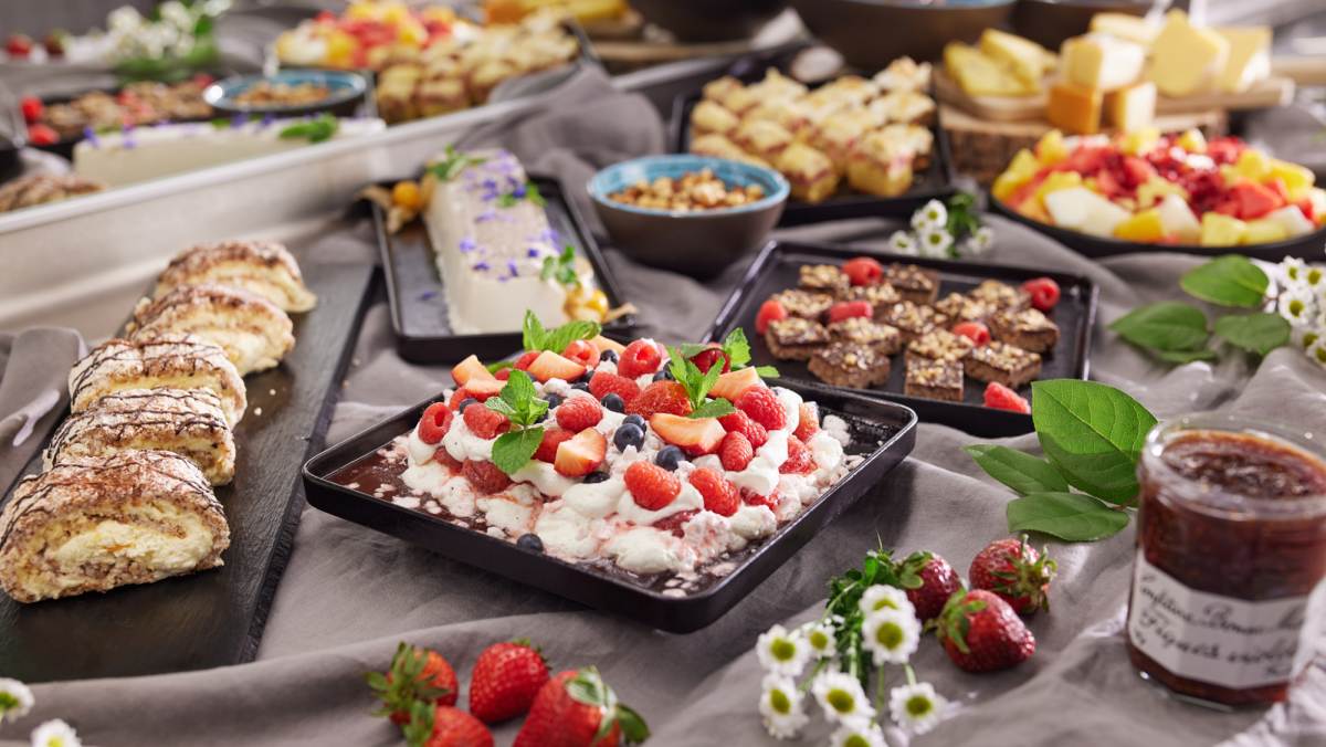 Desserter på Grande Buffet