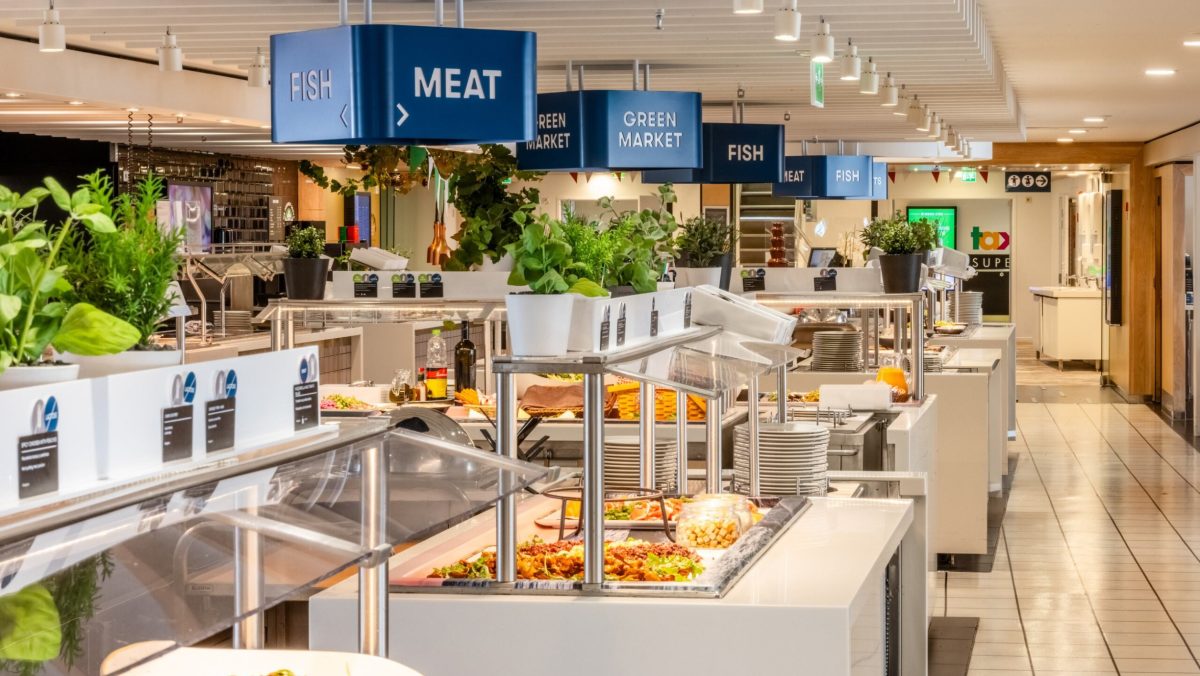 Bufférestaurangen Grande Buffet på Silja Symphony