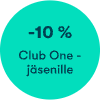 10% Club One-jäsenille