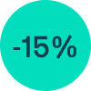 Minus 15%
