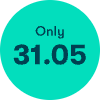 Only 31.05