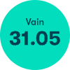 Vain 31.5.