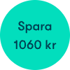 Spara 1060 kr