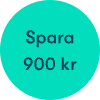 Spara 900 kr