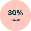 30% rabatt