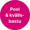 Pool & kvällsbastu