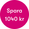 Spara 1040 kr