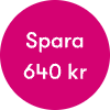 Spara 640 kr