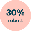 30% rabatt