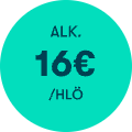 Alk. 16€/hlö