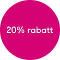 20% rabatt