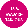 Miinus 15% avajais-tarjous