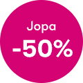 Jopa -50%