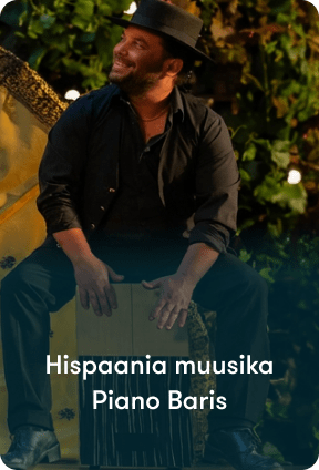 Muusik esinemas Hispaania festivalil Piano Baris