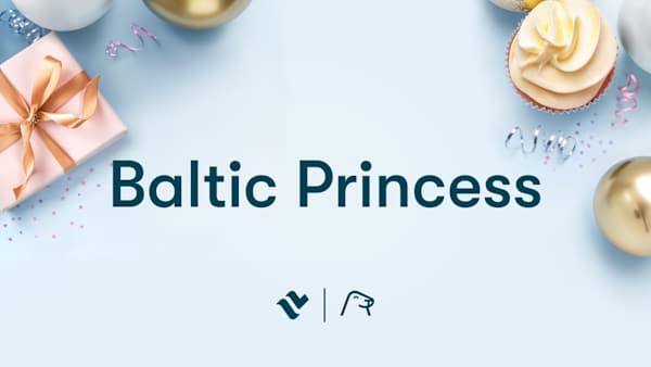 –20 % kauneustuotteista Baltic Princessin syntymäpäivänä